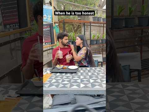 When he is too honest 😂@Funnymaniiiii #comedy #funny #couple