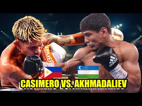 CASIMERO BAGSAK ANG KINATATAKUTANG K.O. ARTIST | CASIMERO vs AKHMADALIEV 2025!