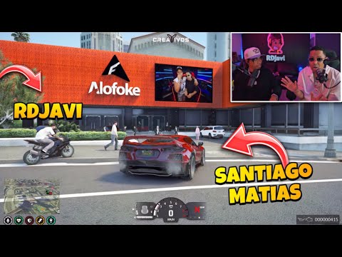 RDJAVI PONE A SANTIAGO MATIAS A JUGAR GTA 5 ROLEPLAY 😂 ¡QUE RISA! 🤣🍿