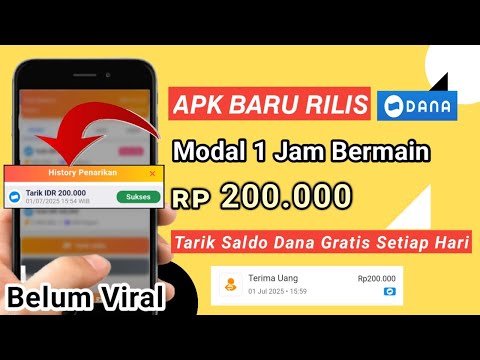 BAKAL RAME NIH ! Aplikasi Penghasil Uang 2025, Aplikasi Penghasil Saldo Dana Tercepat 2025