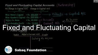 Fixed and Fluctuating Capital