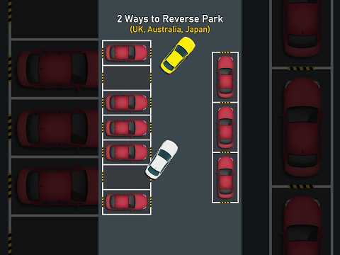 ๐
ฟ๏ธ2 Ways to Reverse Park (UK, Australia, Japan)#parking #driving #drivinglessons #learnerdriver