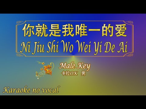 你就是我唯一的愛 【卡拉OK (男)】《KTV KARAOKE》 – Ni Jiu Shi Wo Wei Yi De Ai (Male)