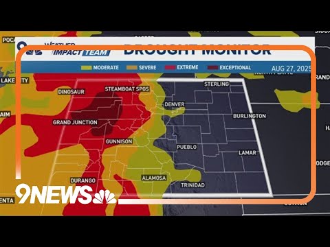 YouTube video thumbnail: Has the Rain Helped Colorado's Drought?