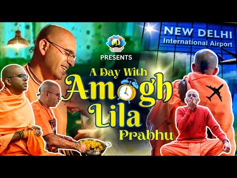 A Day with Amogh Lila Prabhu || Inside story of a Monk || ISKCON Monk life