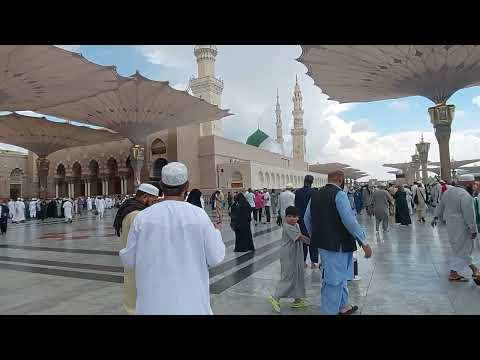 Madina Pak main barish ||Rain in Madinah |Madina new rain video #madina #rain #barish