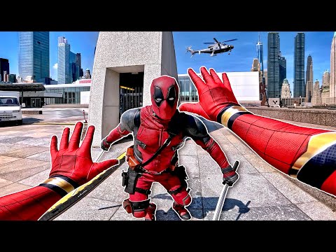 SPIDERMAN vs DEADPOOL - Real Life Parkour POV Chase