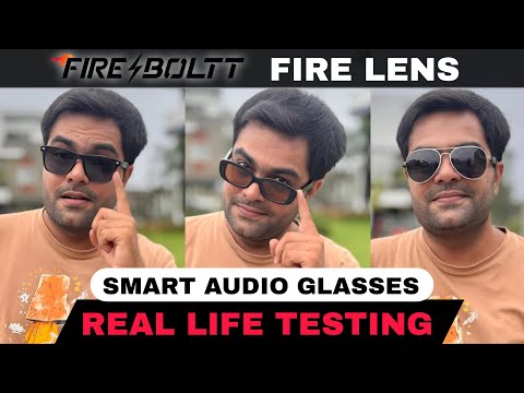 Fire-Boltt FireLens Dune, Crux & Sway 🔥 3 Stylish Smart Glasses 😎🕶️ Real Life Testing ⚡⚡
