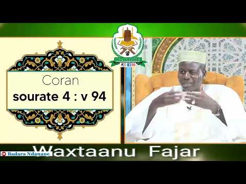 Wakhtanou Fadjar du Samedi 11 Janvier 2025 par Oustaz Hady Niass