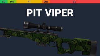 AWP Pit Viper Wear Preview