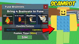 Noob VS Steal a Brainrot Fuse Machine