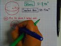 Exploring Volume and Surface Area of Spheres