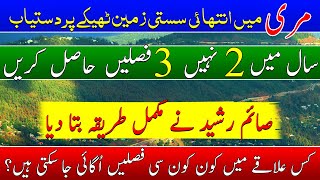 3 crops pattern in Pakistan| how to get 3 crops in a year| Low cost land lease available| Kisan News
