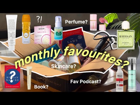 Monthly Favourites 📦 | Makeup, Books, Skincare, Podcasts