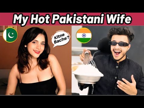 OMEGLE - My Wife From Pakistan - Pakistani Begam Coming India - Pakistan Roast - Omegle India