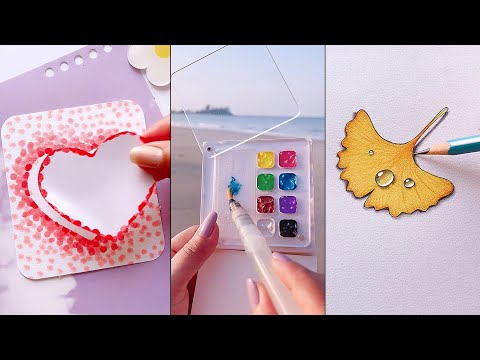 11 COOL ART IDEAS FOR BEGINNERS || Easy art ideas for when you are bored #drawing #art