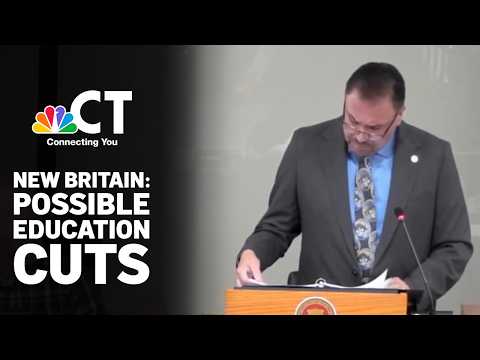 YouTube video thumbnail: New Britain Schools Fear ‘Catastrophe' if Additional $18.9 Million in Funding not met