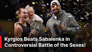 WATCH HIGHLIGHTS: Nick Kyrgios Defeats Aryna Sabalenka 6-3 6-3 | Battle of the Sexes Match | AD1Z