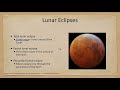 Eclipses and Their Characteristics