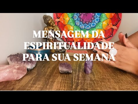 MENSAGEM da ESPIRITUALIDADE para sua SEMANA ✨🕊️
