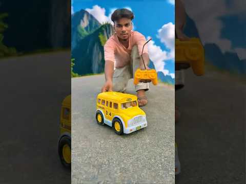 RC school bus unboxing & testing 