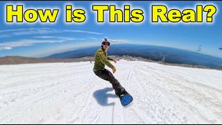 Unbelievable Summer Snowboarding Conditions
