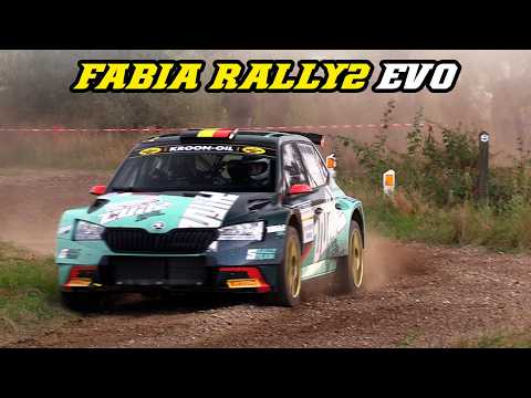 Skoda Fabia Rally2 evo | Best of Anti-lag, Jumps, Drifts & Action