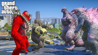 Team Scarking vs Godzilla, Shin Godzilla - The Final Rematch ( GTA V Mods )