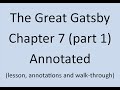 Character Reactions and Symbolism in Gatsby