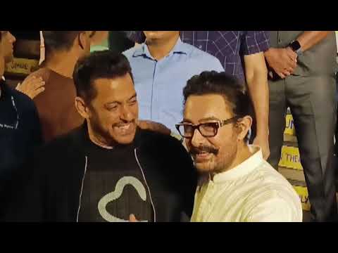 Salman Khan Bhaijaan Grand Entry With Heavy Security At Aamir Khan Sitaare Zameen Par Premier