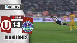 PARTIDO DE GOLAZOS Y TRIUNFO CREMA | Universitario 3 - 1 Comerciantes Unidos | GOLES | Clausura 2025