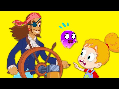 Groovy o Marciano encontra um navio pirata e um mapa do tesouro | Desenhos animados