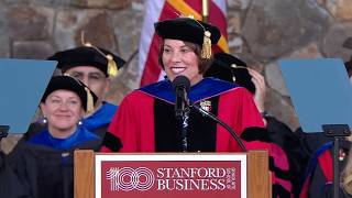 Dean Sarah A. Soule Addresses 100th Class of Leaders at Commencement