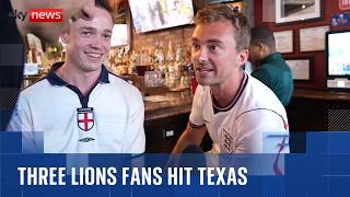 YouTube video thumbnail: England Ready for Croatia as Thousands of Fans Arrive in Texas