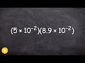 Scientific Notation Concepts and Operations