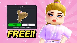 🔥 Get FREE Blonde Hairstyle 👱🏻‍♀️ Roblox UGC