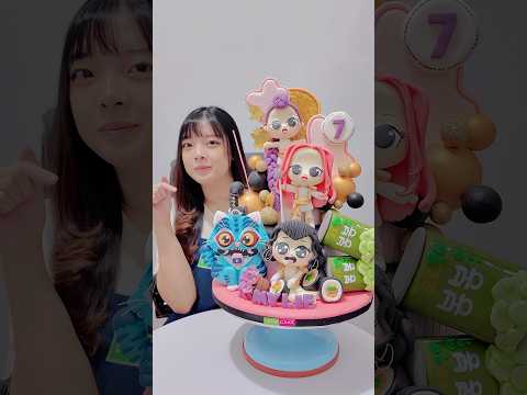 Bikin kpop demon hunters lagi? #cake #cakedecorating #kueulangtahun #lionicake