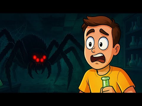🕷️ГИГАНТСКИЙ ПАУК ЗАХВАТИЛ ЛАБОРАТОРИЮ! Я ЗАСТРЯЛ ВНУТРИ! 😱🧪