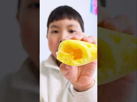 새로운 동결건조 망고모양젤리가 나왔어요! 과연 맛은?
