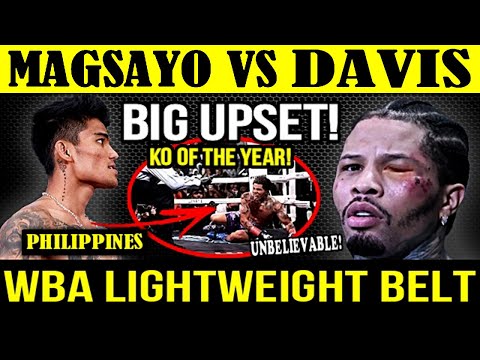 MAGSAYO VS DAVIS | WBA LIGHTWEIGHT BELT 2025 UPSET OF THE YEAR!