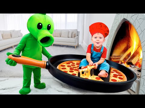 HUNGRY Plant Wants to Eat Oliver | Adventure Stories for Kids