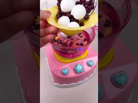 あんこの皮感がリアル🫘おもちゃの白玉ぜんざい⚪️  #fakefood  #aquajelly #pretendplay #asmrtoys #magicaquajelly #ぷにょぷにょクッキング