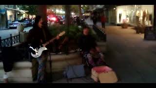 Leah Brockleah with special guest Cool Guy from Hawaii....