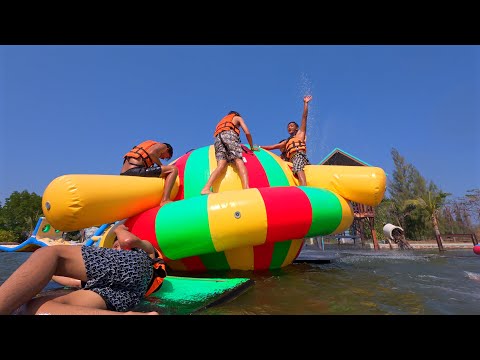 Laughable Balloon at Khlong Khon Water Park 🇹🇭