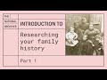 Family History Research Essentials