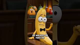 Banana Goes to Court for Slipping a Human 🍌😂#shorts #banana #funny #viral #memeshorts