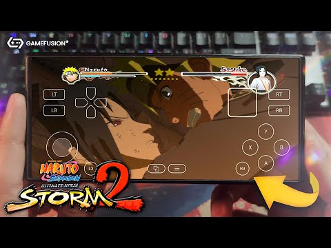 O NARUTO STORM 2 ESTÁ SIMPLESMENTE INCRÍVEL NO GAMEFUSION 😱 60 FPS | Melhor que no Winlator!?