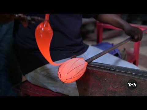 Kenyan company turns glass waste into artisanal products | VOA News