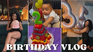 🎉 VLOG: Our Double Birthday Bash! | My 35th + Mason’s 2nd Birthday Celebration 🎈🥂