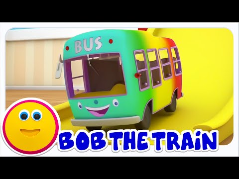 Las Ventanas del Bus Van Arriba y Abajo Canción para Niños con Bob El Tren